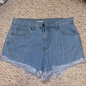 Denim shorts